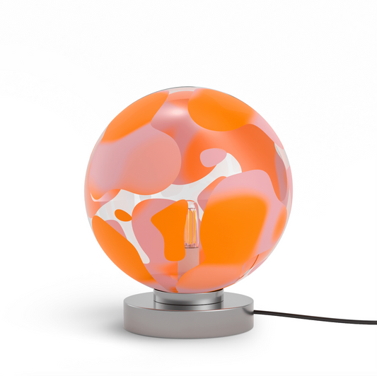 lampe Disco Pop orange et rose