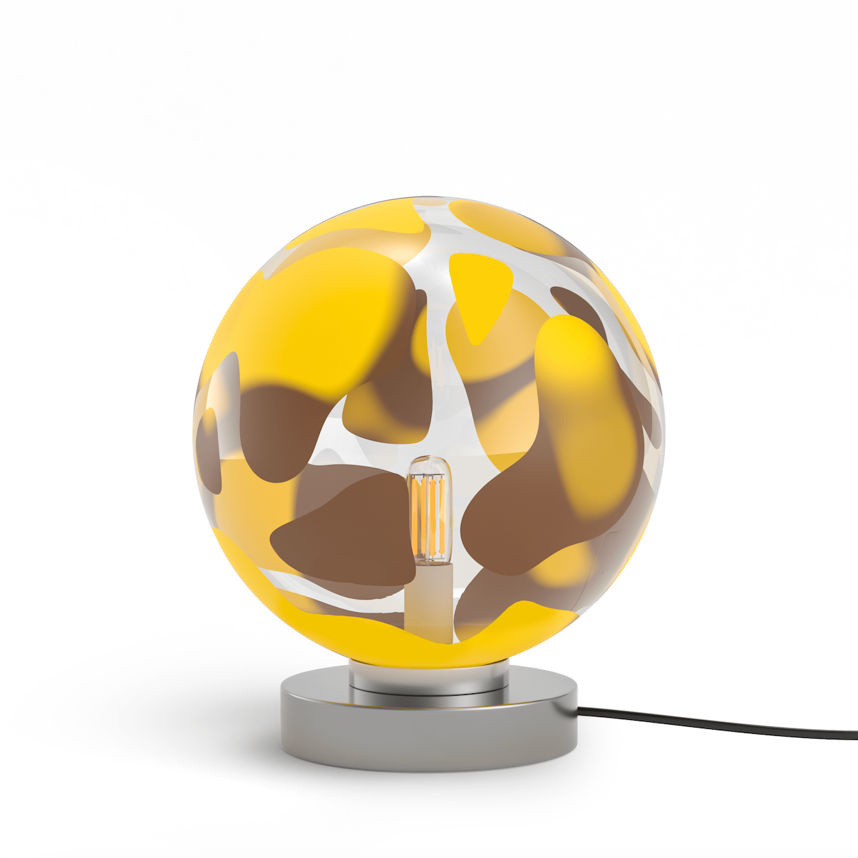 lampe Indian Summer jaune et marron