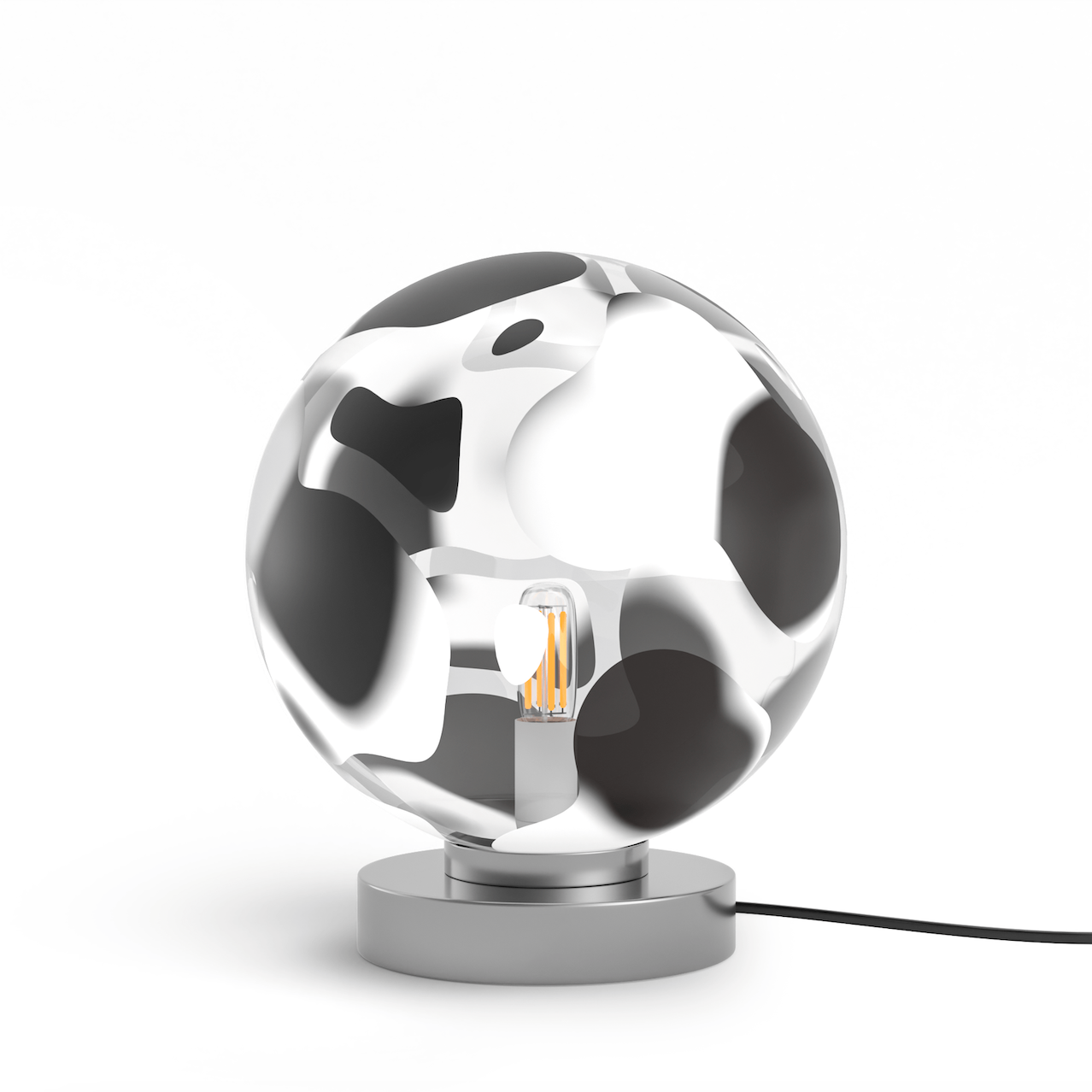 lampe Midnight Blur noire et blanche
