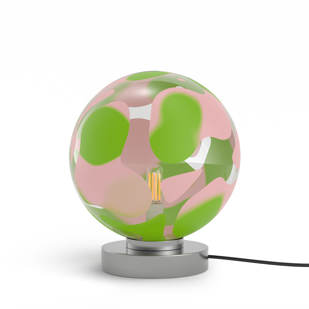 lampe Sweet Candy verte et rose
